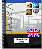 PowerPoint 2016 - (E/E) :Text in English with the English version of the software